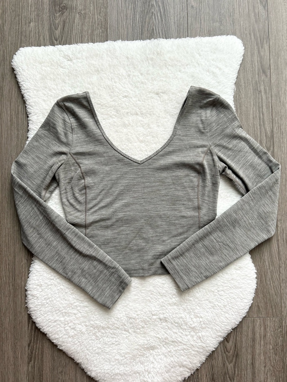 Lululemon Heathered Rover Align Long Sleeve Athletic Shirt